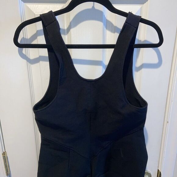 Obermeyer Ski Bib Pants Womens 10 Black Wool Blend Stretch Stirrup Made Japan - Picture 8 of 15